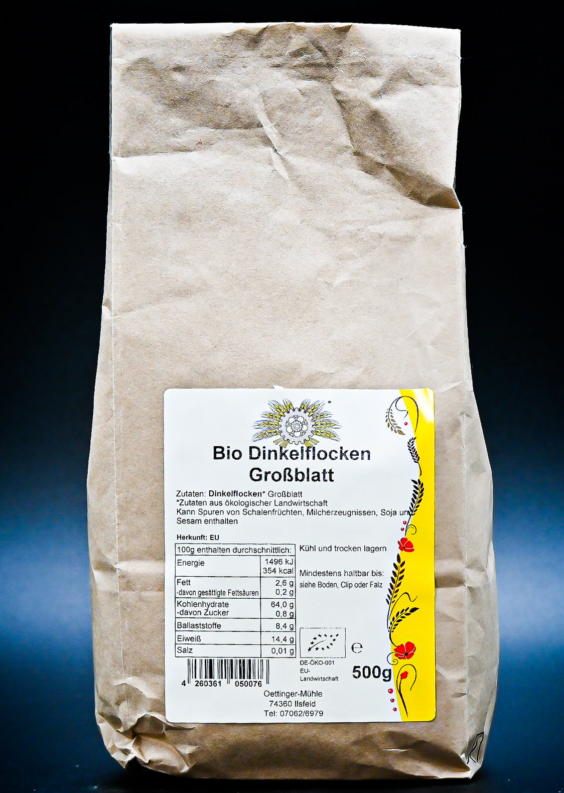 Bio Dinkel - Großblattflocken