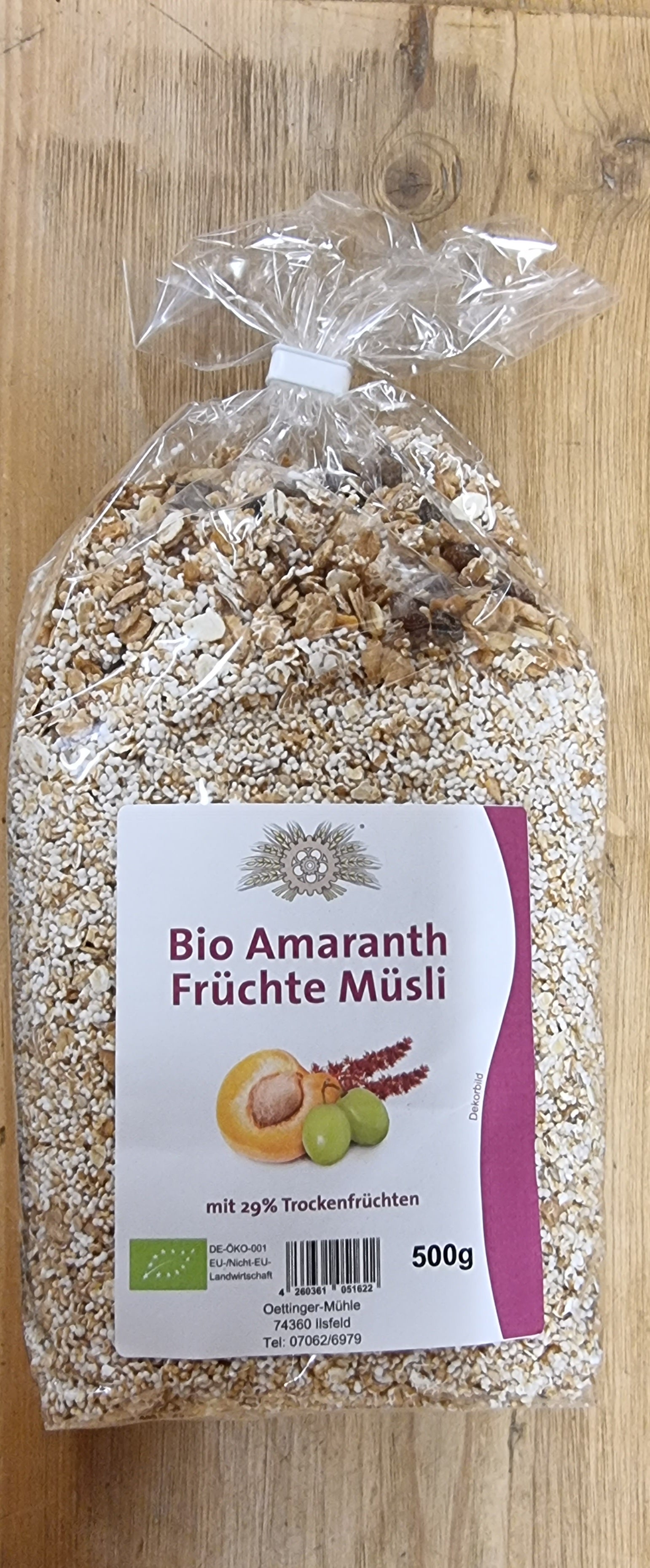 Bio Amaranth - Früchte - Müsli